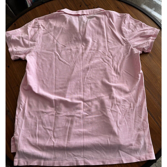 Ralph Lauren Polo Golf Shirt Custom Fit Mens XL Pink w/Teal Pony Short Sleeve - Picture 11 of 13